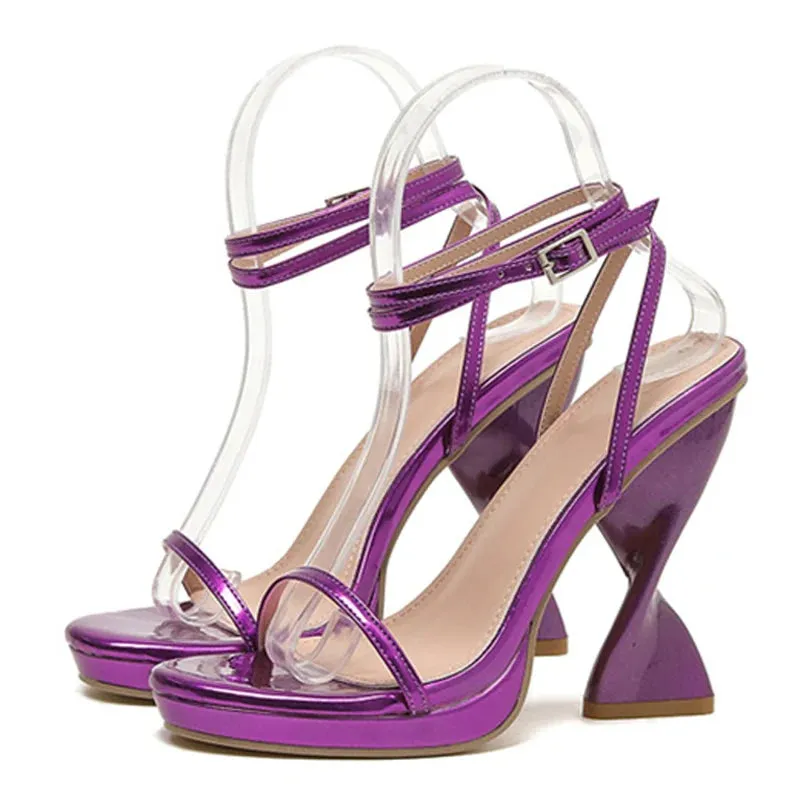 Ankle strap Elegant quirky High Heel sandals