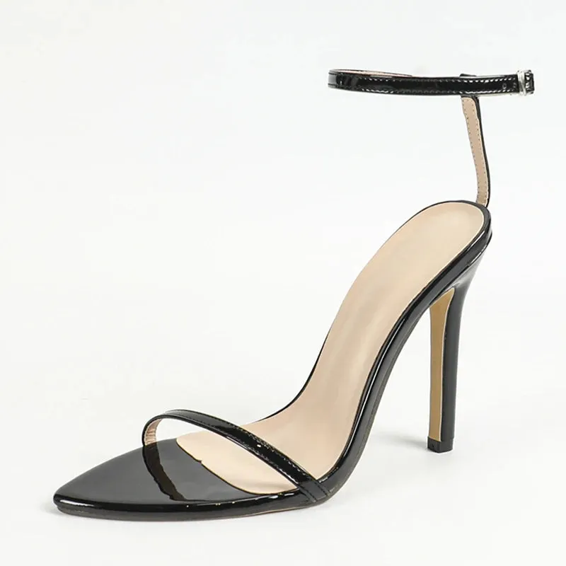 Ankle strap Stiletto high heel Sandals