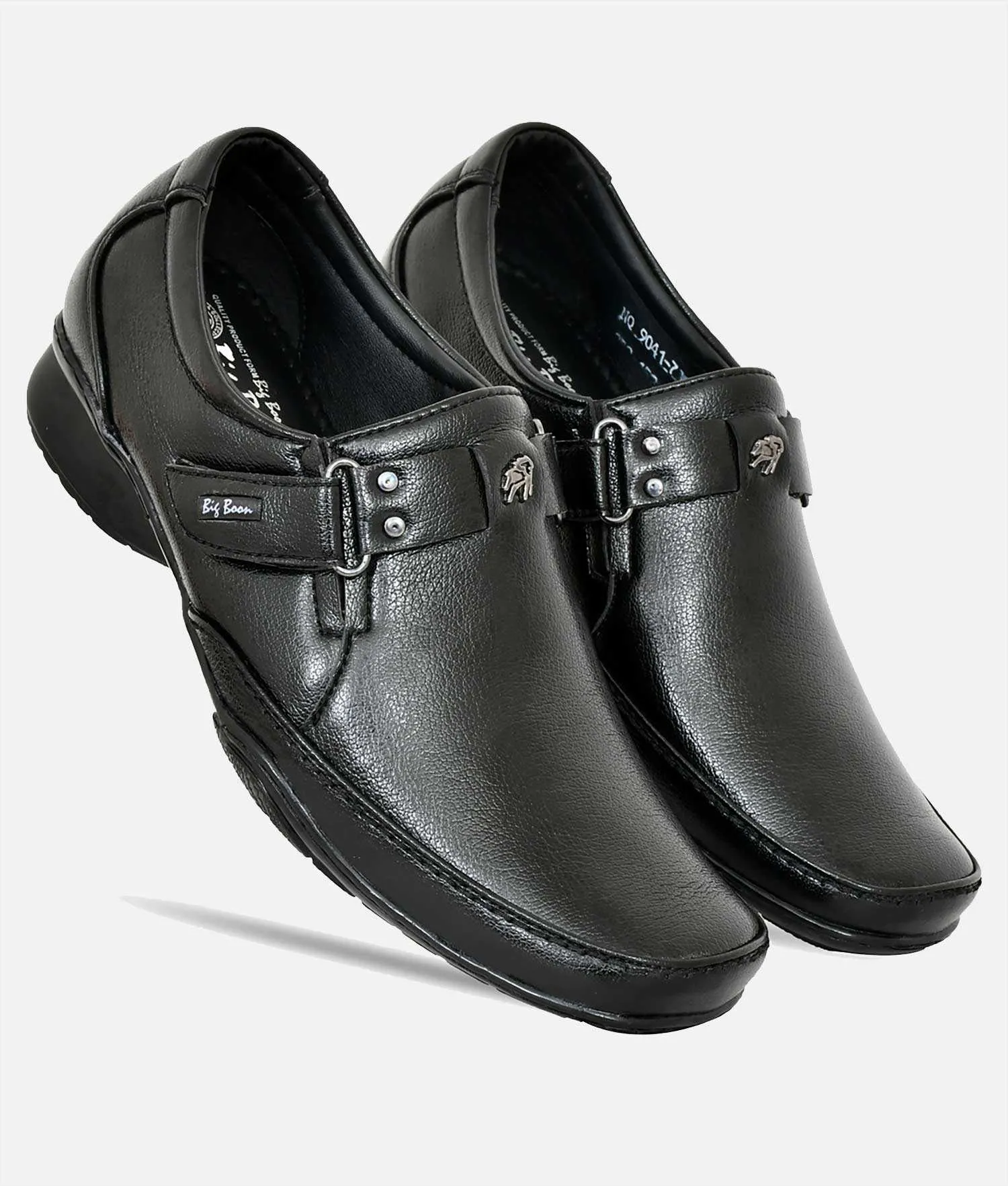Big Boon Men's Slip-On Buckle Style formal Shoes