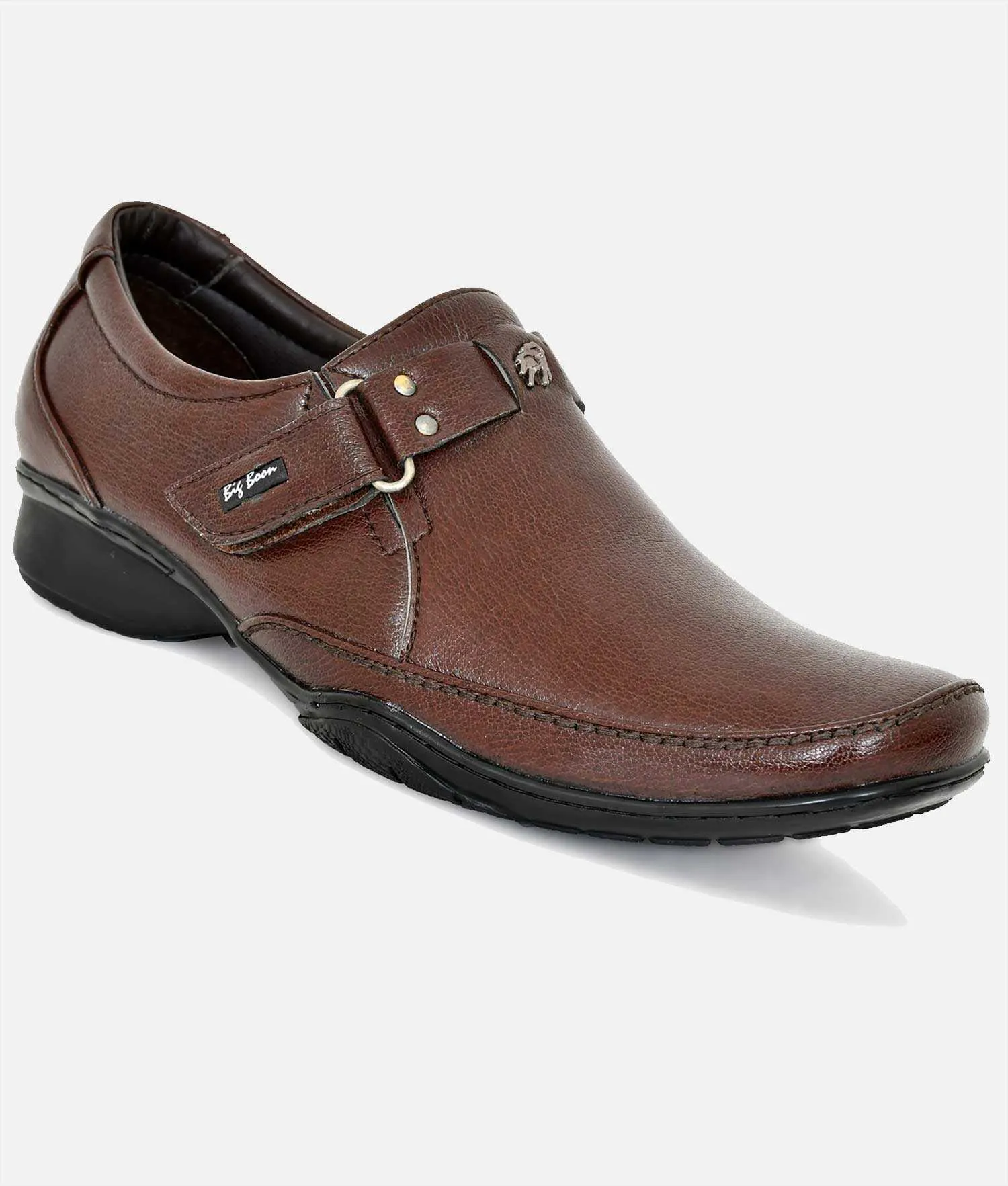 Big Boon Men's Slip-On Buckle Style formal Shoes