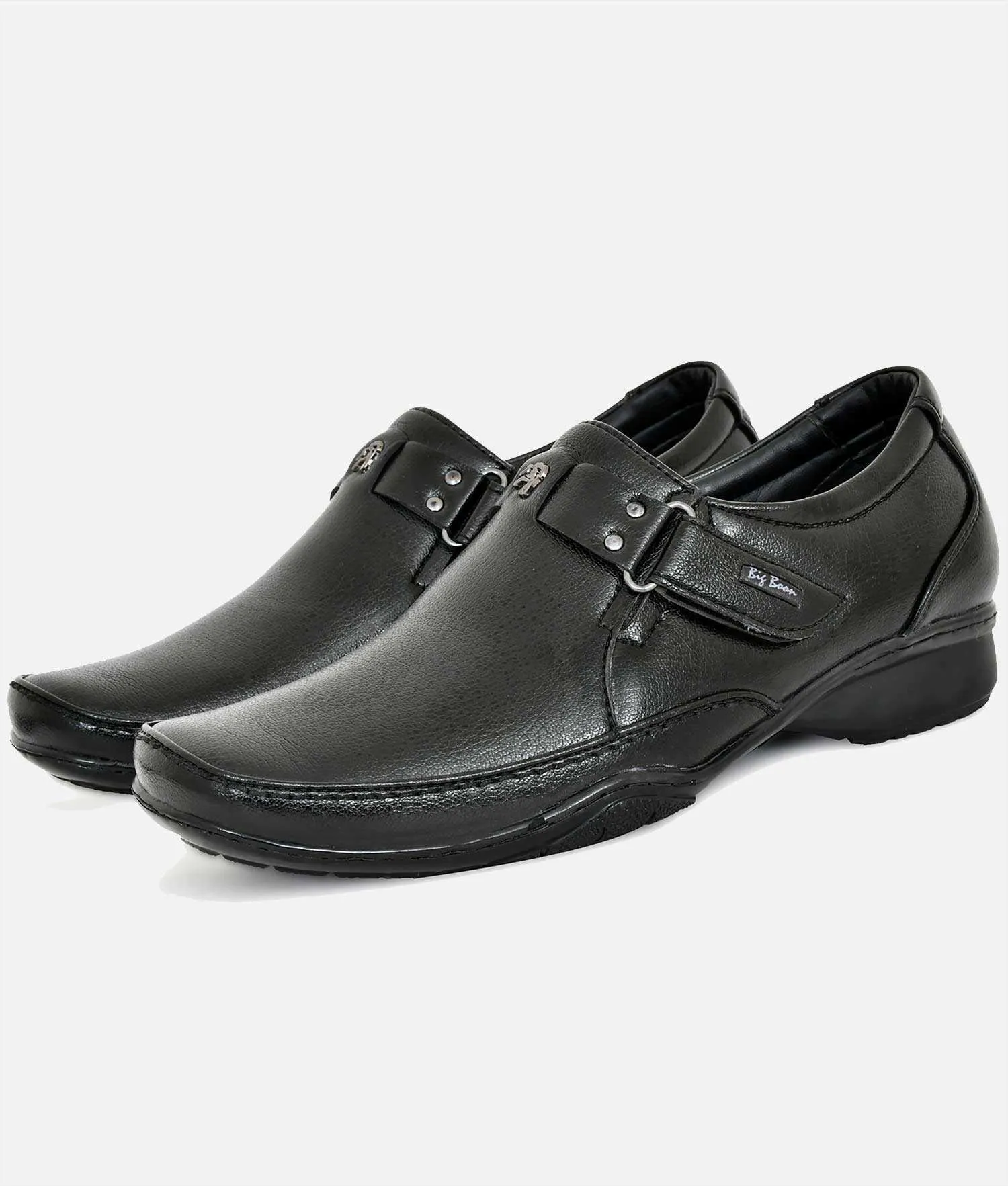 Big Boon Men's Slip-On Buckle Style formal Shoes