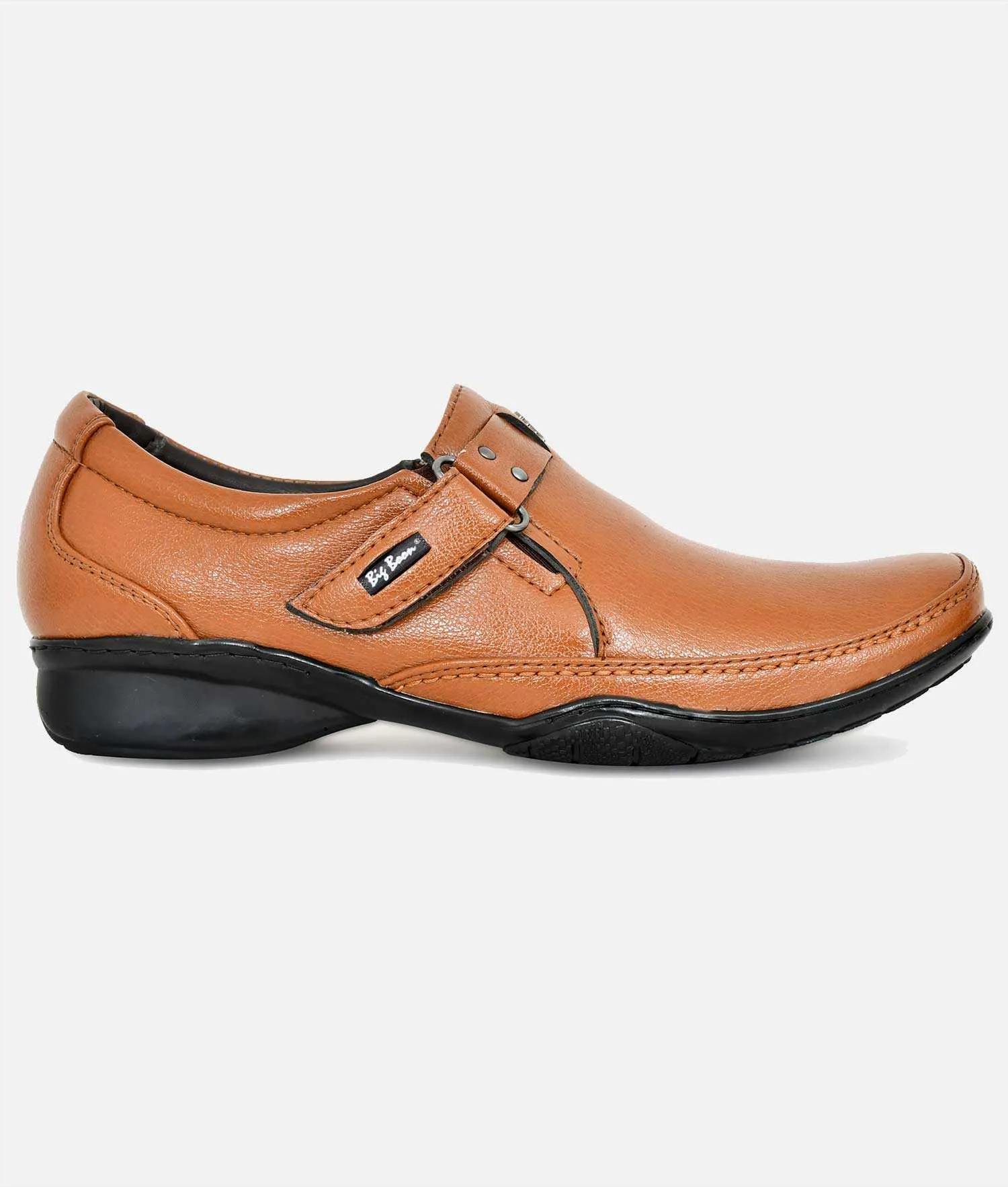 Big Boon Men's Slip-On Buckle Style formal Shoes