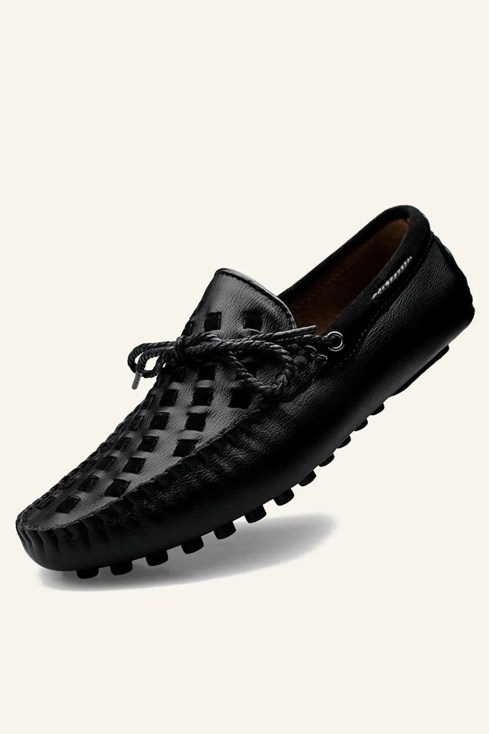 Black Slip-on Men's Casual Shoes