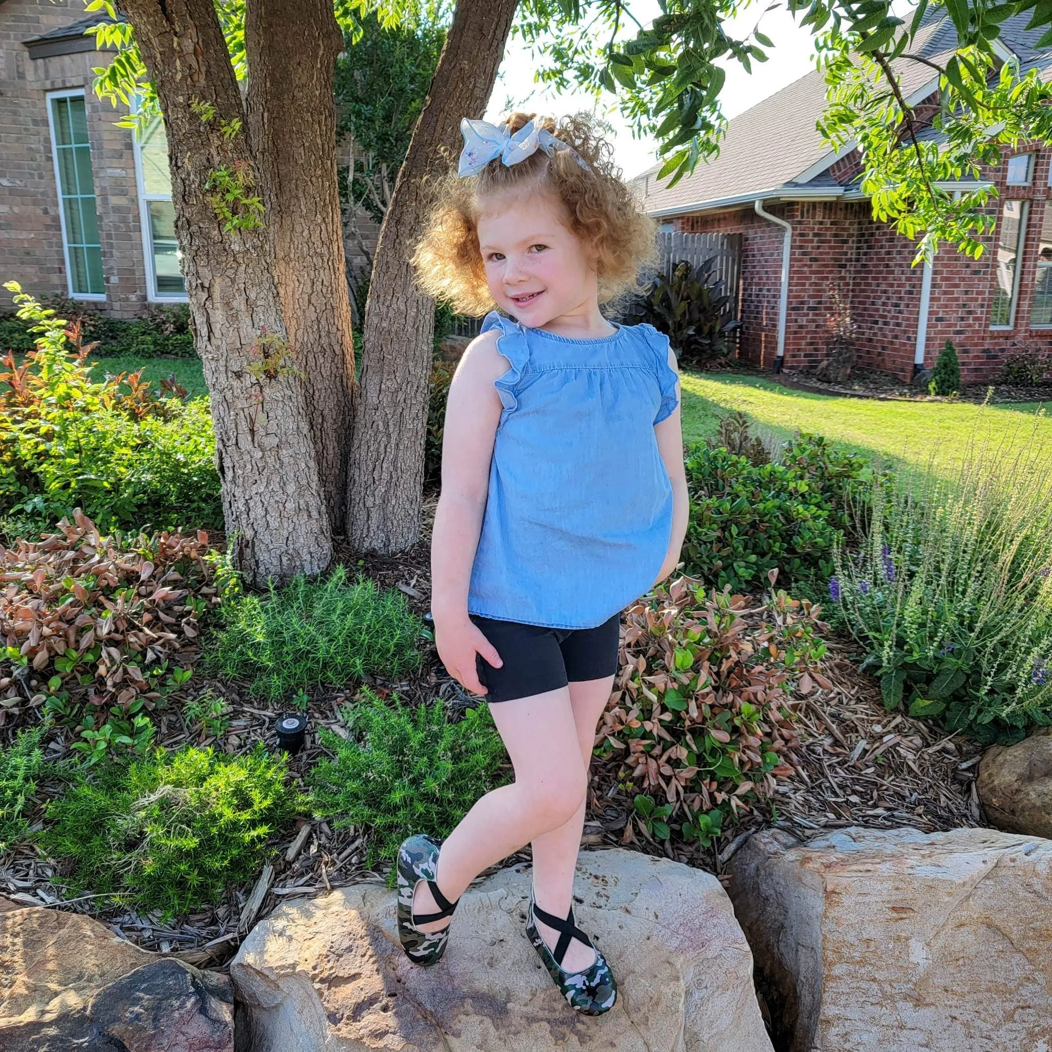 Camo Ballet Flats