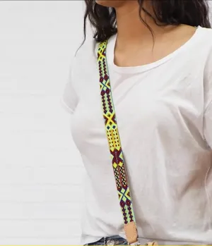 Chartreuse Citrus 1" Crossbody Webbing Strap