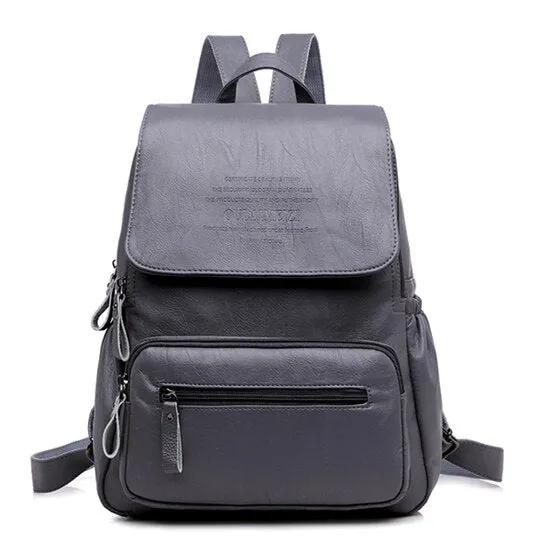 Christmas Gift 2020 New Women Backpack Designer high quality Leather Women Bag Fashion School Bags Large Capacity Travel Backpacks mochila