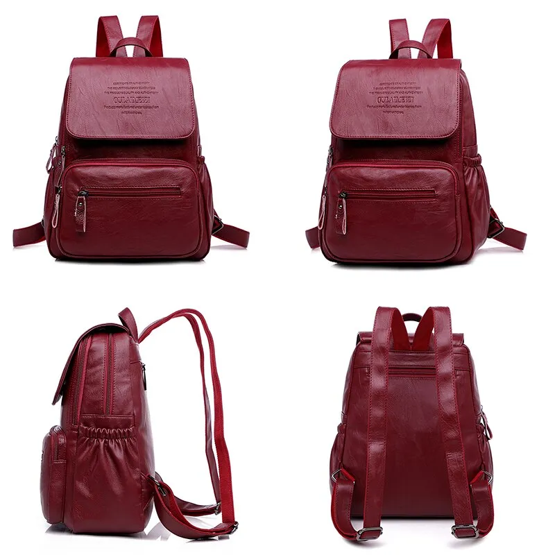 Christmas Gift 2020 New Women Backpack Designer high quality Leather Women Bag Fashion School Bags Large Capacity Travel Backpacks mochila
