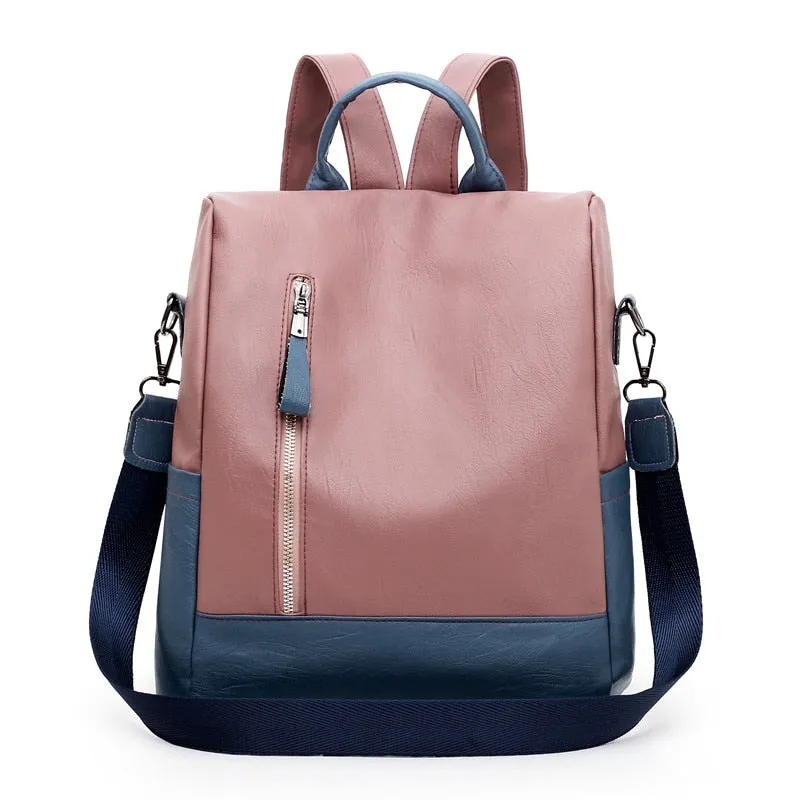 Christmas Gift 2020 New women backpack high quality leather backpack anti-theft travel backpack multifunction shoulder bags school bags mochila