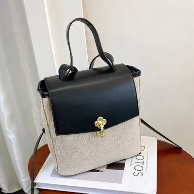 Christmas Gift DORANMI Autumn Schoolbag Women's Backpack 2022 Patchwork Rucksack Female Classic Book Bags Luxury Mochila Bag Back Bags SB651