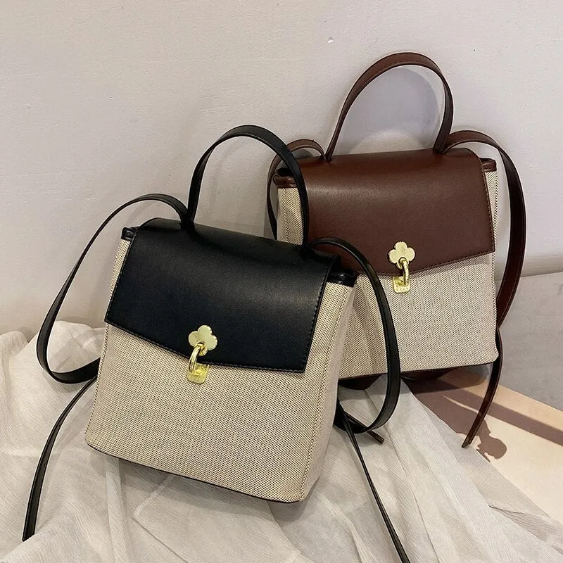 Christmas Gift DORANMI Autumn Schoolbag Women's Backpack 2022 Patchwork Rucksack Female Classic Book Bags Luxury Mochila Bag Back Bags SB651