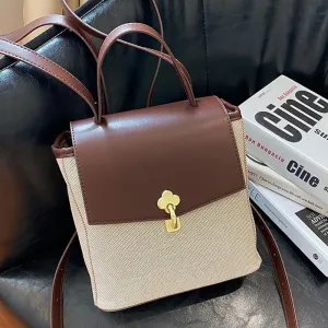 Christmas Gift DORANMI Autumn Schoolbag Women's Backpack 2022 Patchwork Rucksack Female Classic Book Bags Luxury Mochila Bag Back Bags SB651