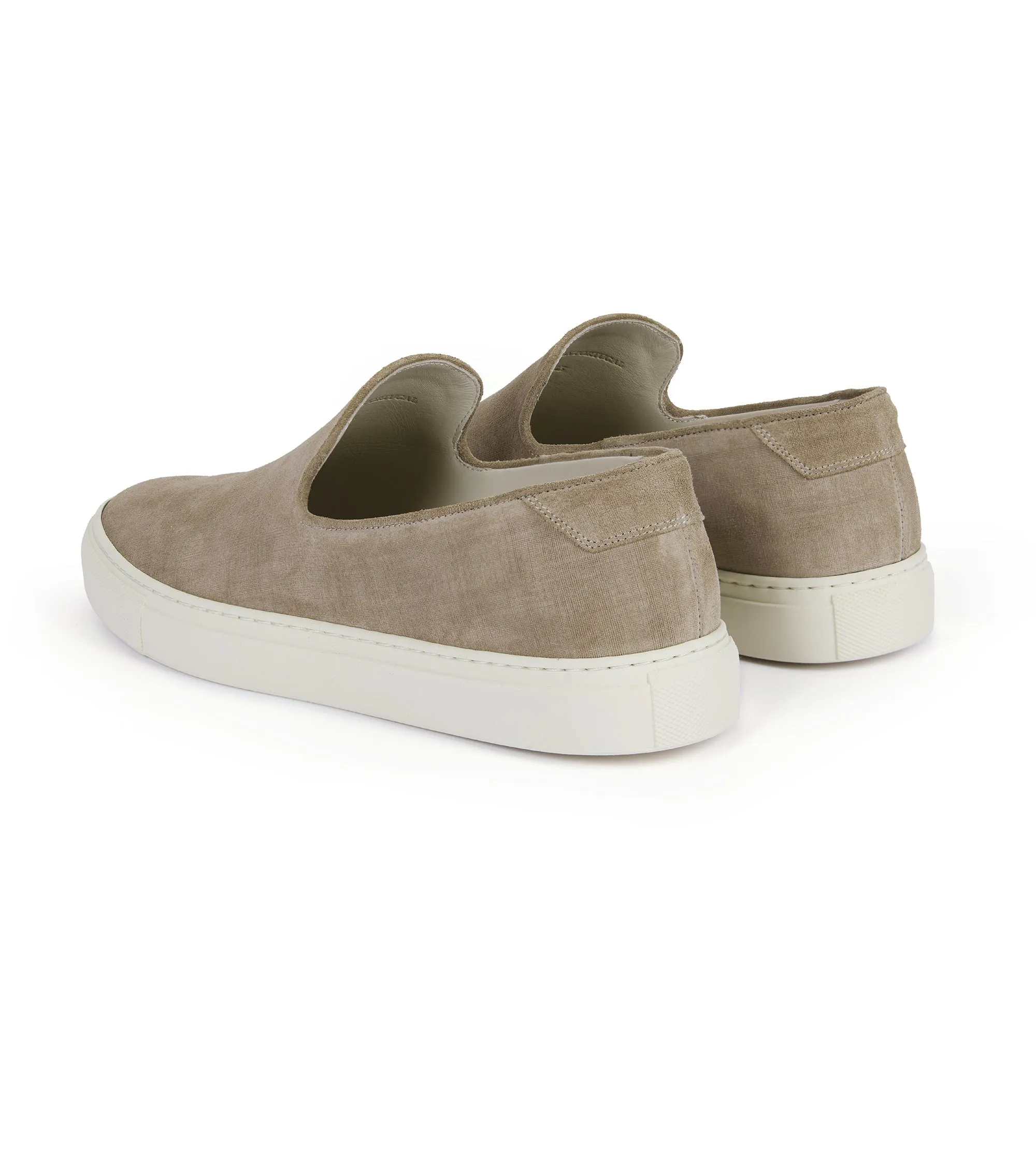 CQP Jetty Suede Slip-On Sneaker: Tabac