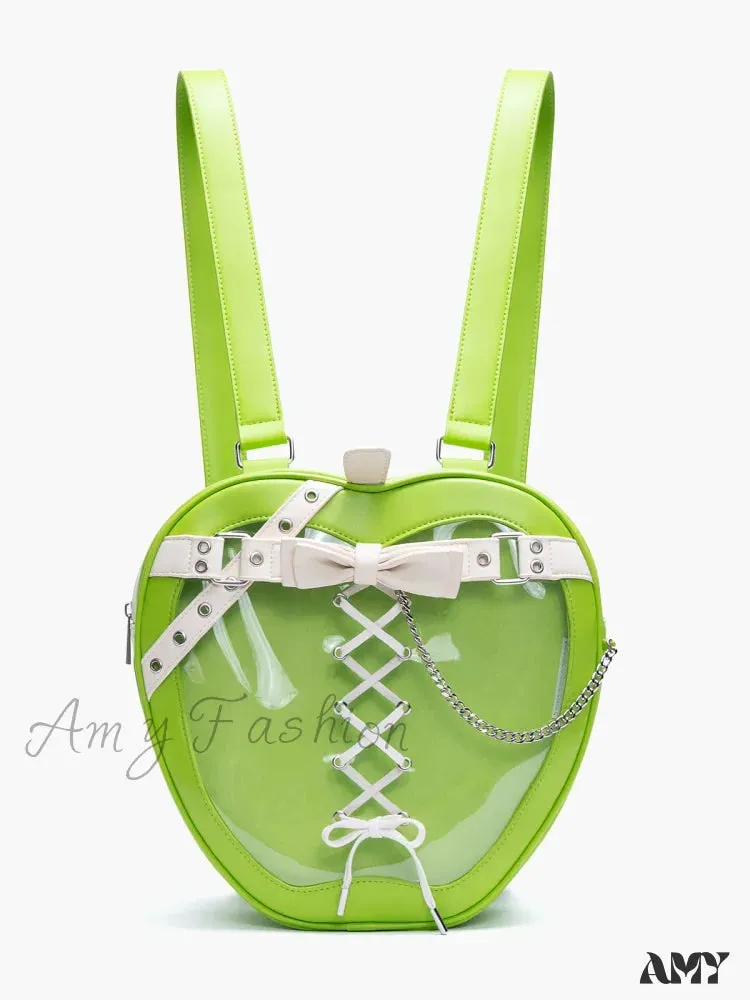 Dark Hiatus Bow Chain Apple Belt Bag Gothic Backpack Shoulder Strap