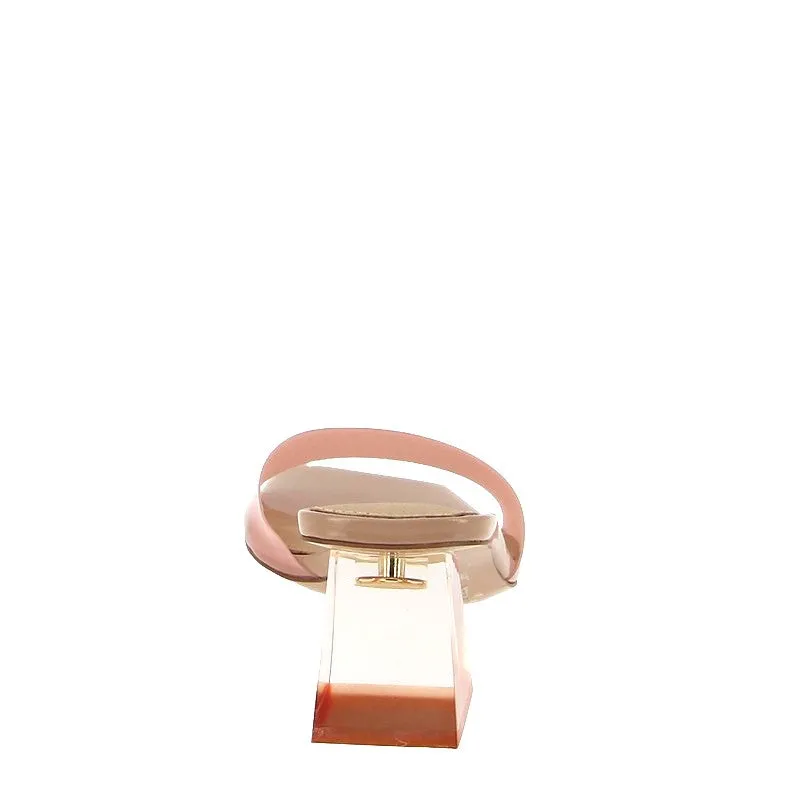 Django and Juliette Rallas Blush Heeled Slide