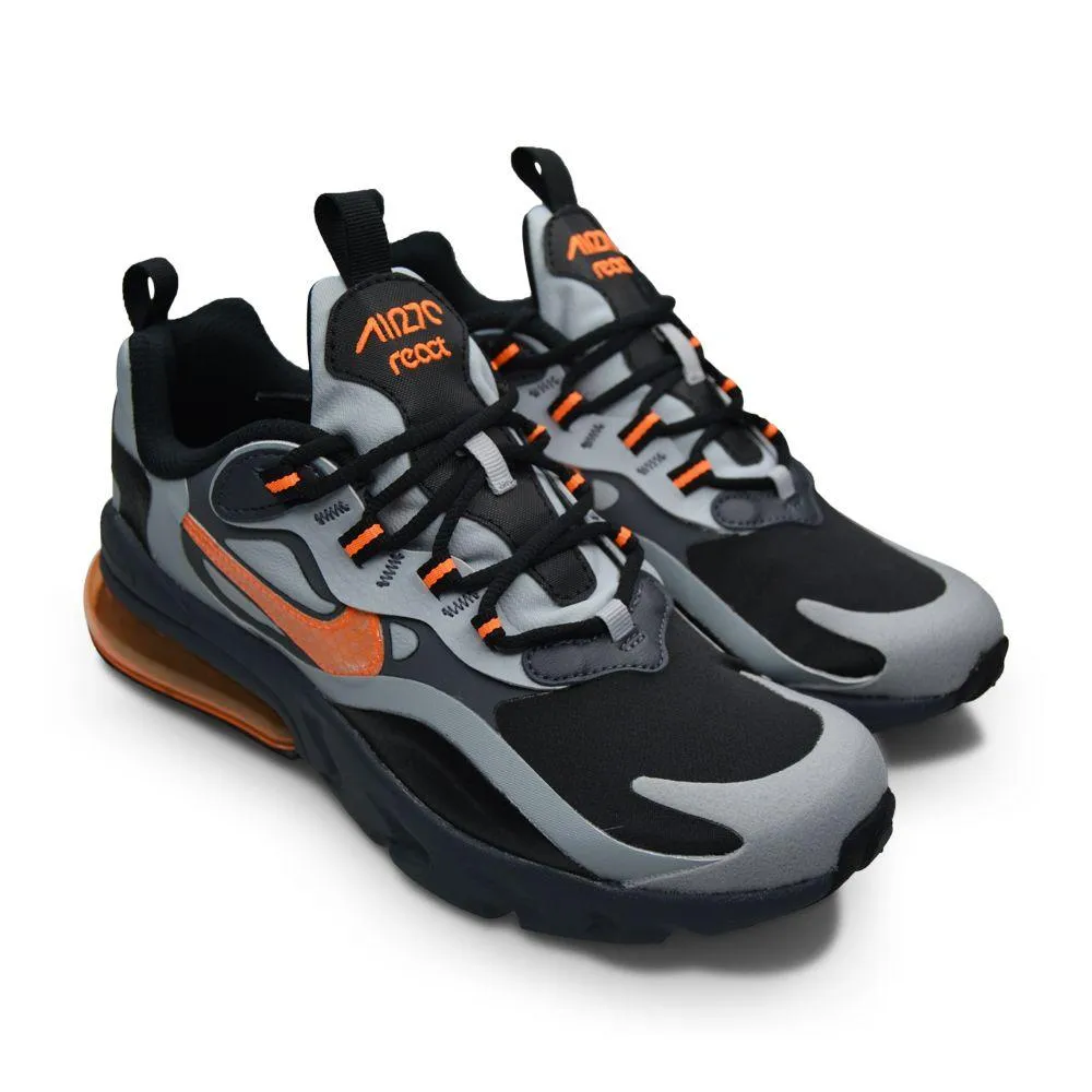 Juniors Nike Air Max 270 React Winter (GS) - BQ4760 001 - Black Total Orange Wolf Grey