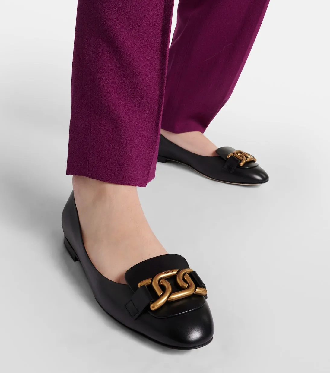 Kate Tod'S leather ballerinas, black