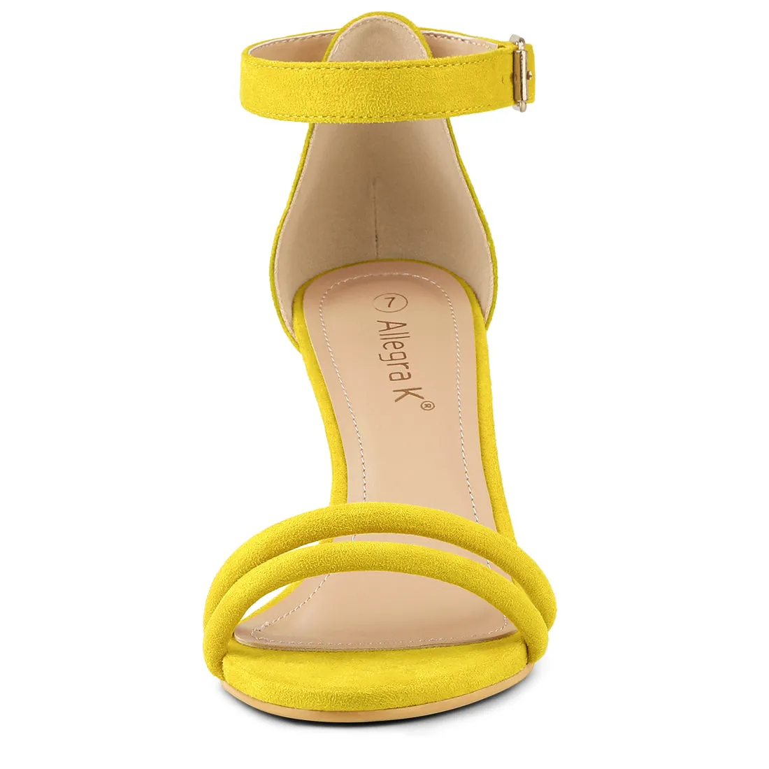 Kitten Heel Ankle Strap Sandals Shoes