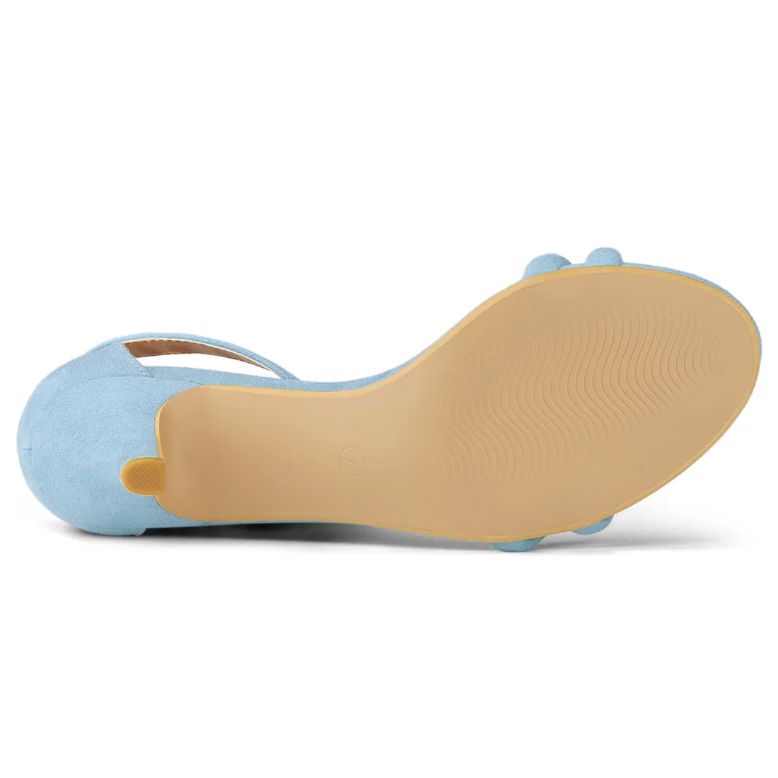 Kitten Heel Ankle Strap Sandals Shoes