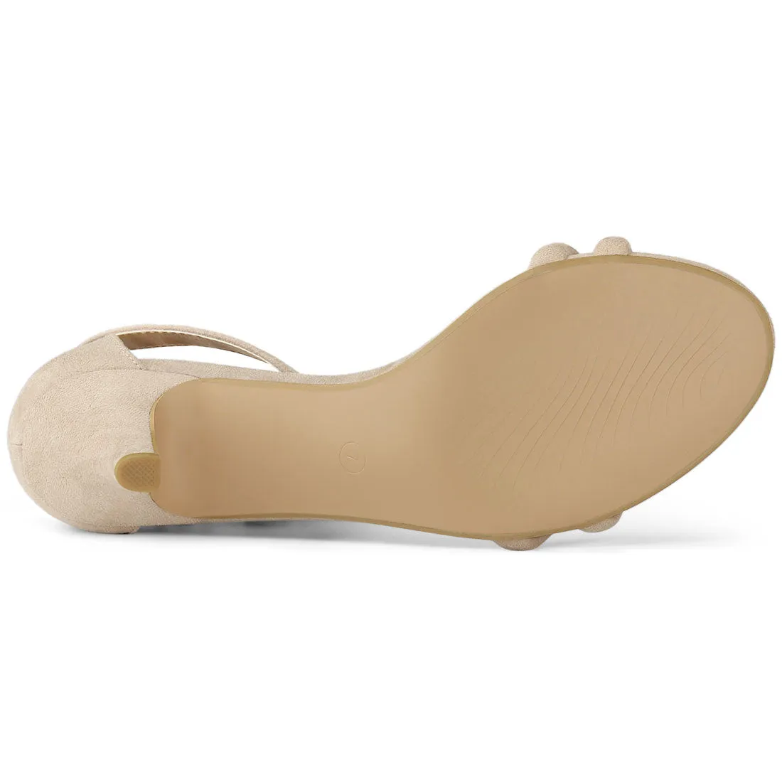 Kitten Heel Ankle Strap Sandals Shoes