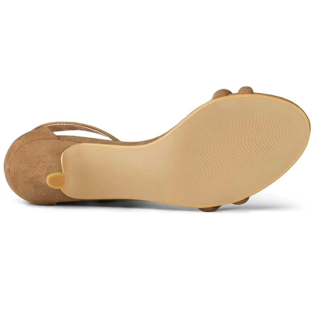 Kitten Heel Ankle Strap Sandals Shoes