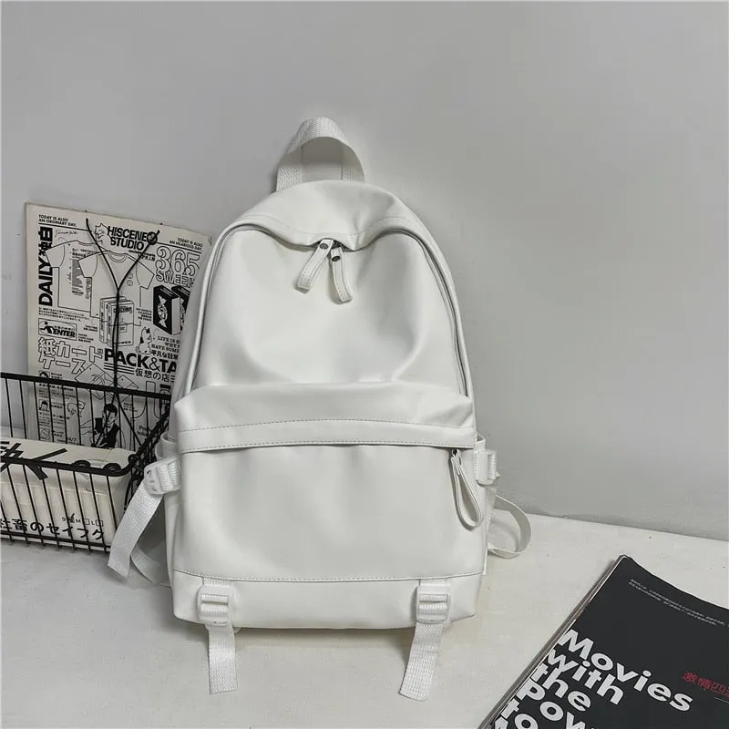 Large Backpack Women Leather Rucksack Women's Knapsack Travel Backpacks Shoulder School Bags for Teenage Girls Mochila Back Pack
