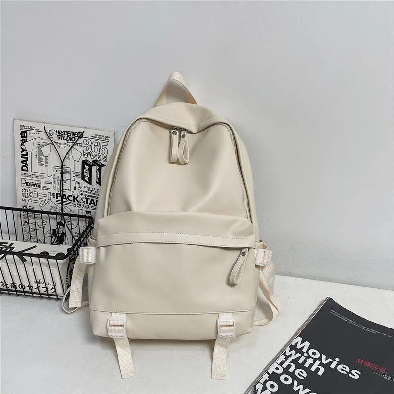 Large Backpack Women Leather Rucksack Women's Knapsack Travel Backpacks Shoulder School Bags for Teenage Girls Mochila Back Pack