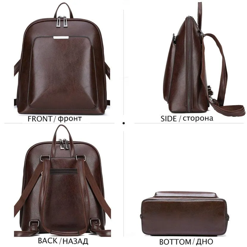 Large Fashion Sequined Backpack Women Leather Backpack Shoulder Bags Travel Bagpack
