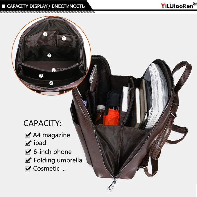 Large Fashion Sequined Backpack Women Leather Backpack Shoulder Bags Travel Bagpack