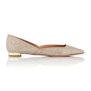 Maia Woven Metallic Flat