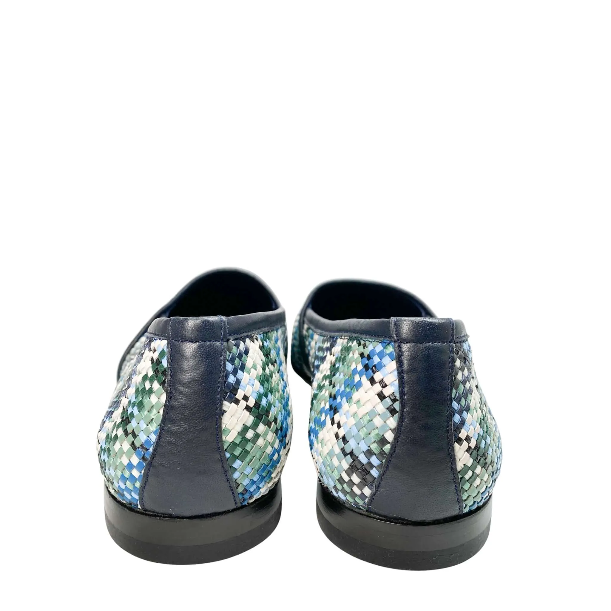 Manolo Blahnik Mens Loafers - Espo (blue)