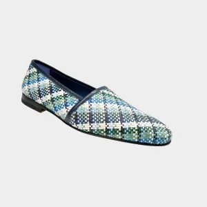 Manolo Blahnik Mens Loafers - Espo (blue)