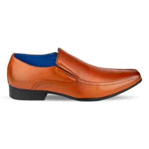 Mens Brown Slip On Smart Shoe