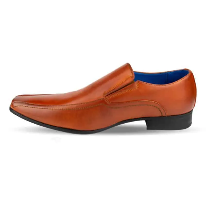 Mens Brown Slip On Smart Shoe