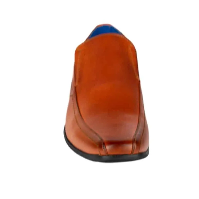 Mens Brown Slip On Smart Shoe