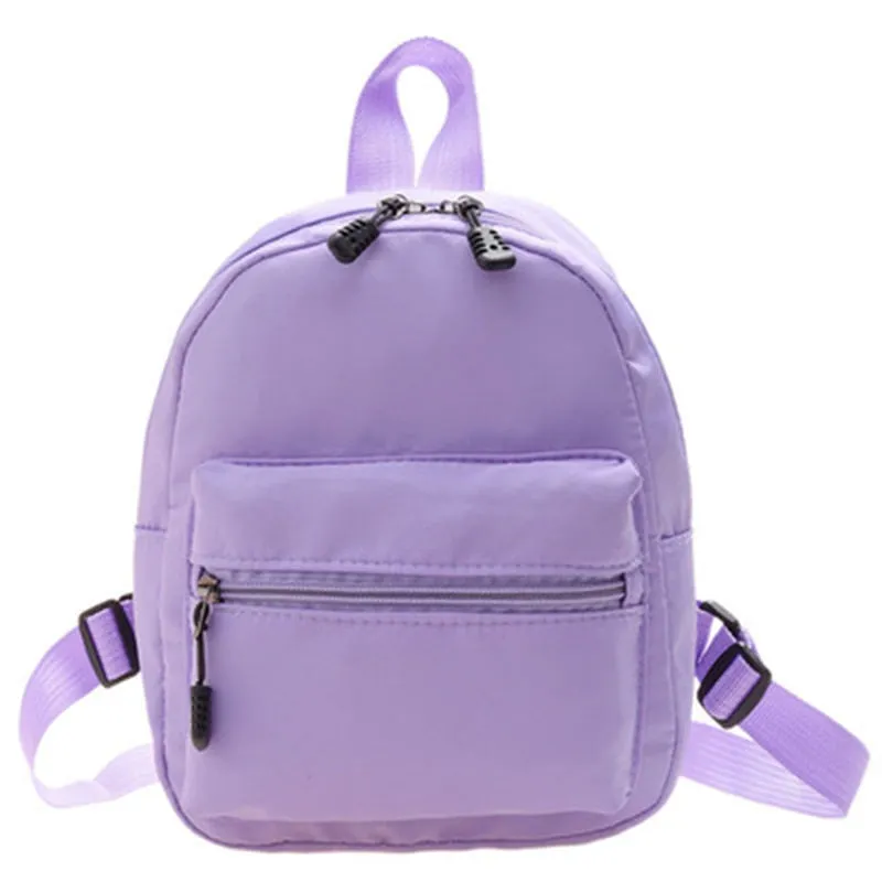 Mini Women&#39;s Backpacks 2022 Trend Nylon Female Bag Small School Bags White  Rucksack For Teen Girls Fashion Casual Backpack
