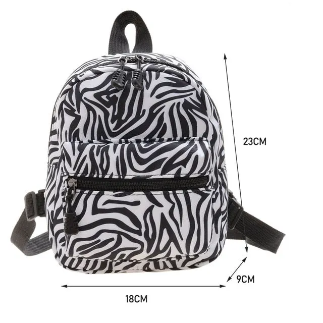 Mini Women&#39;s Backpacks 2022 Trend Nylon Female Bag Small School Bags White  Rucksack For Teen Girls Fashion Casual Backpack