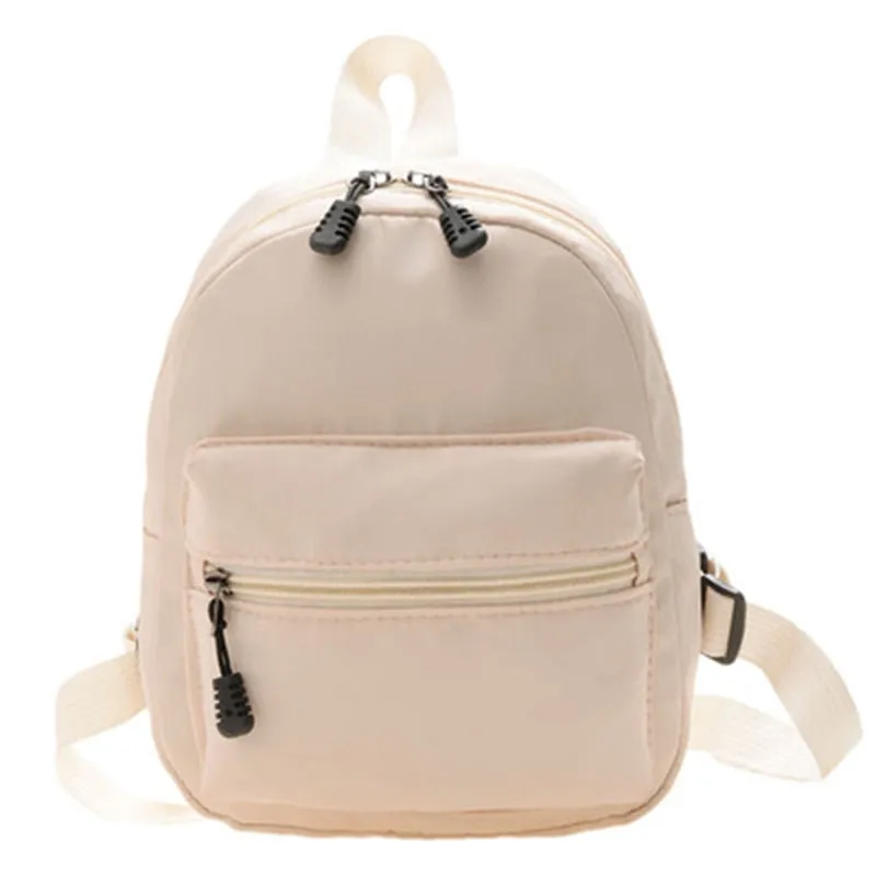 Mini Women&#39;s Backpacks 2022 Trend Nylon Female Bag Small School Bags White  Rucksack For Teen Girls Fashion Casual Backpack
