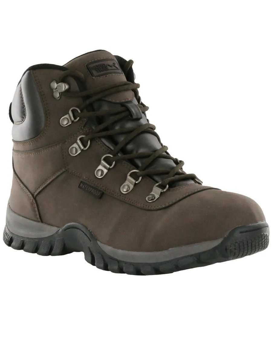 Nord Trail Men's Edge Hi Brown Waterproof Hiking Boot