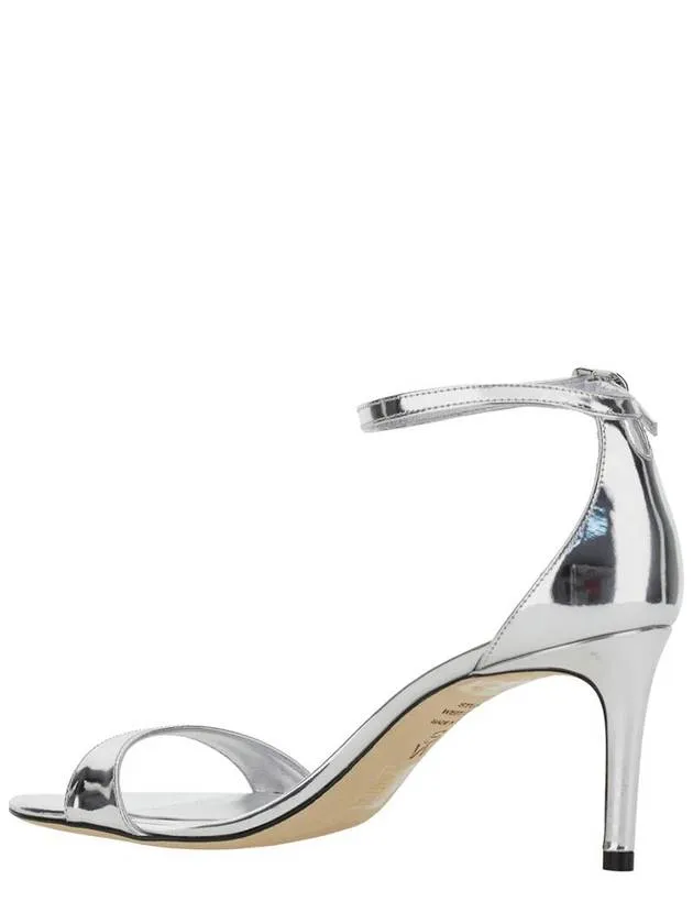 'Nudistarc' Metallic Sandals With High Block Heel In Patent Leather Woman