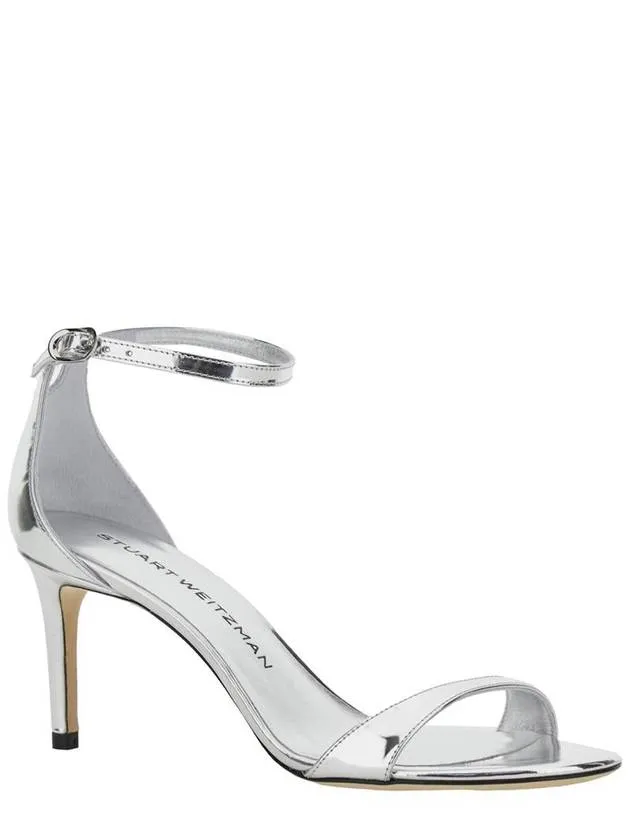 'Nudistarc' Metallic Sandals With High Block Heel In Patent Leather Woman