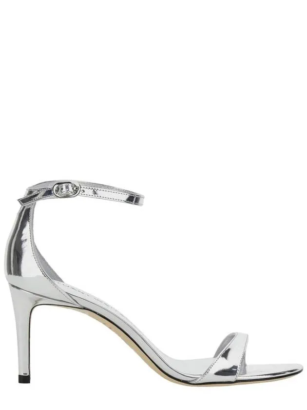 'Nudistarc' Metallic Sandals With High Block Heel In Patent Leather Woman