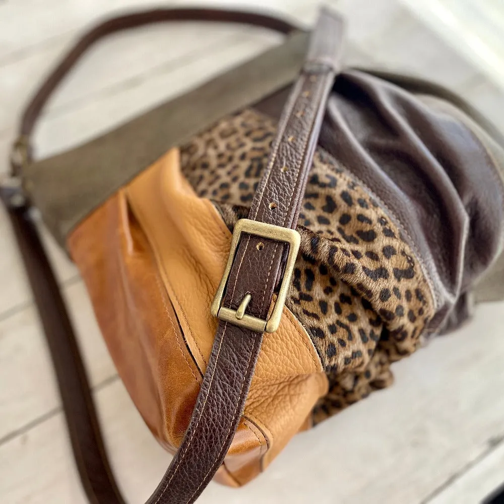 Ruche Mini in Honey Brown, Camel, Leopard, Dark Roast, Smoke