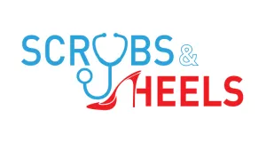 Scrubs & Heels Logo - Custom Embroidery