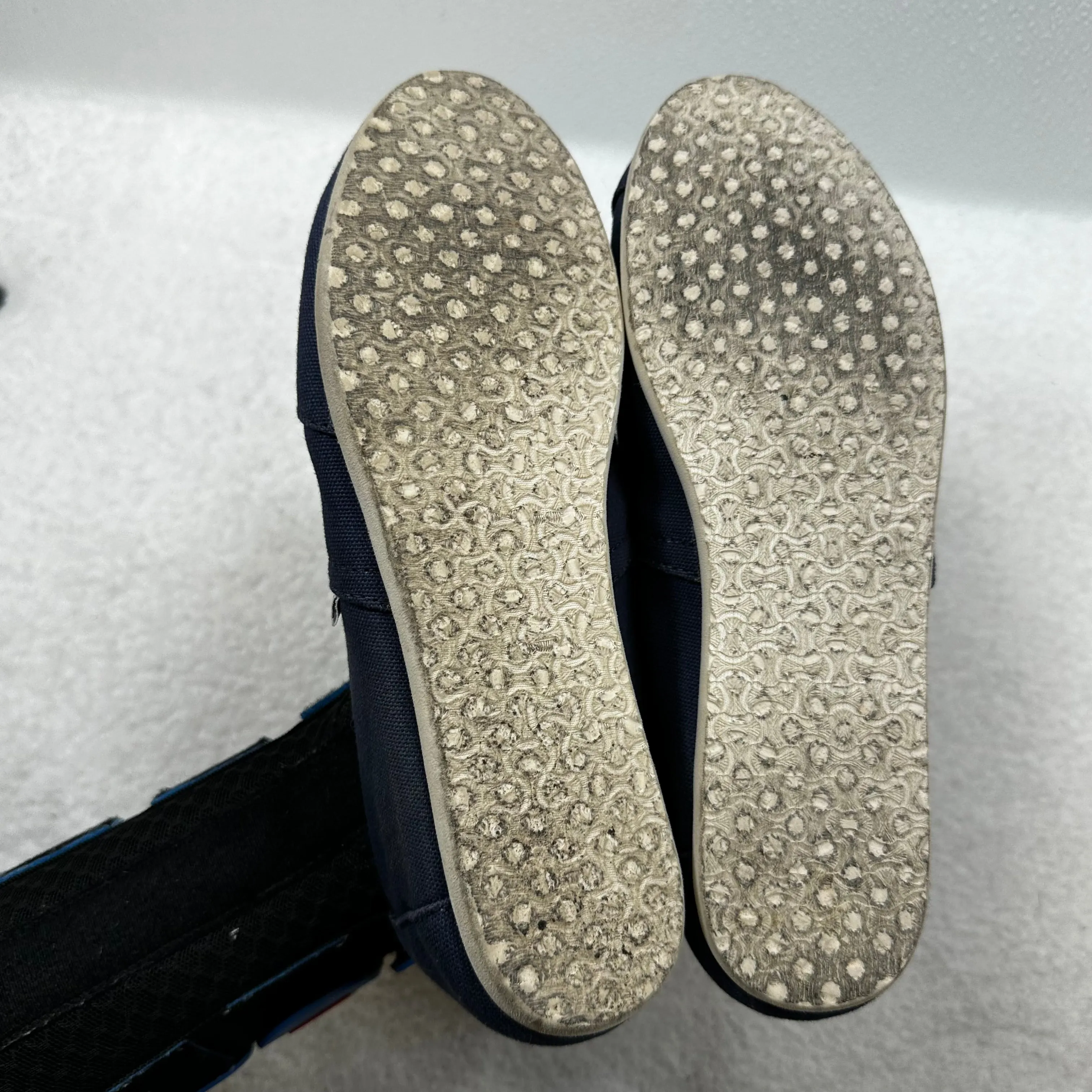 Shoes Flats Ballet By Toms In Navy, Size: 8