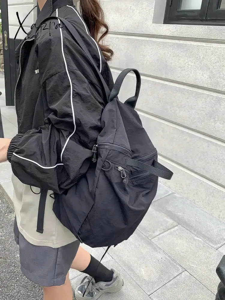 Shoulder Bag For Women Lightweight Nylon Casual Trend Backpack Design Luxury High Quality Fashion School Girl 2024 Travel Large