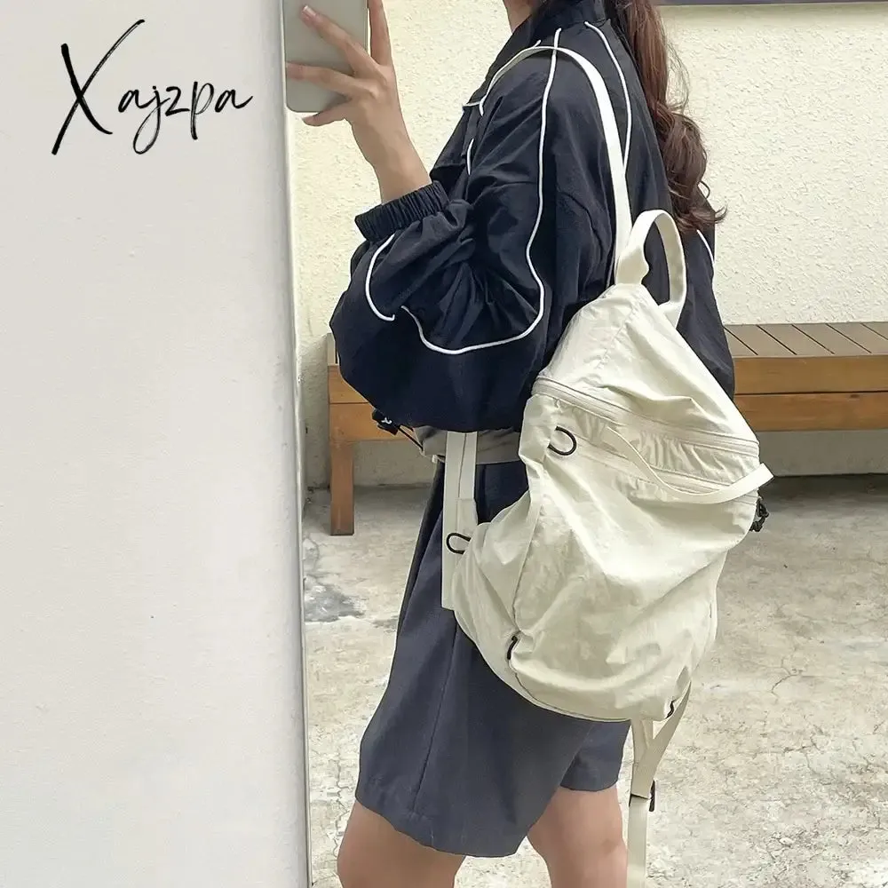 Shoulder Bag For Women Lightweight Nylon Casual Trend Backpack Design Luxury High Quality Fashion School Girl 2024 Travel Large