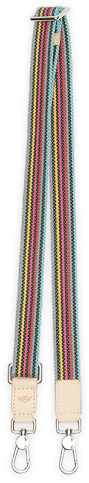 Slim Grey Webbing Crossbody Strap