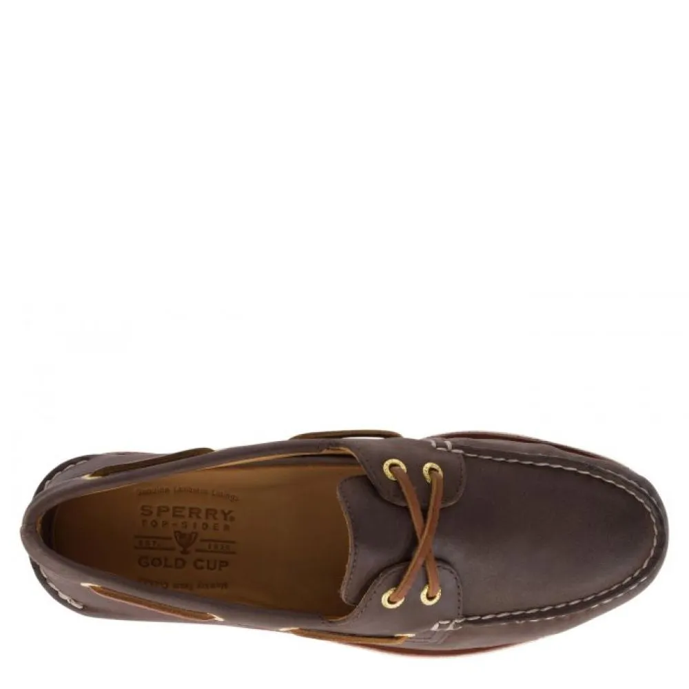 Sperry Men's Gold Cup Authentic Original 2-Eye Boat Shoe in Brown