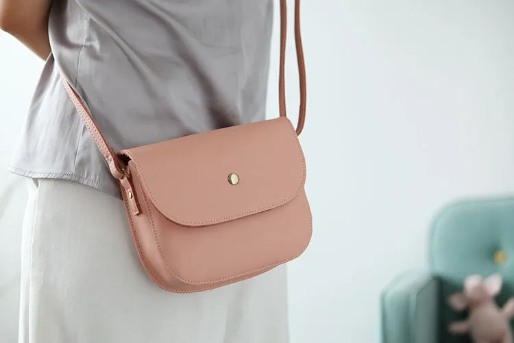 Stylish Womens Leather Saddle Bag Crossbody Bags Purse for Women