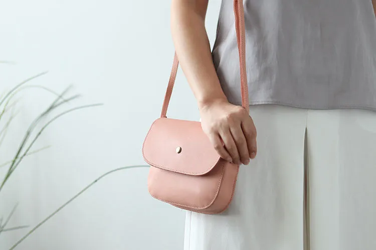 Stylish Womens Leather Saddle Bag Crossbody Bags Purse for Women